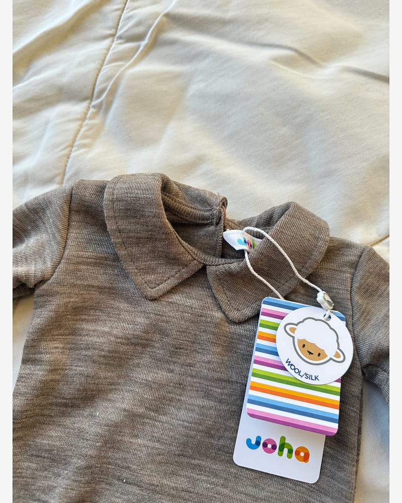 Ullbody med Krage - 85% Merino, 15% Silke | Basic