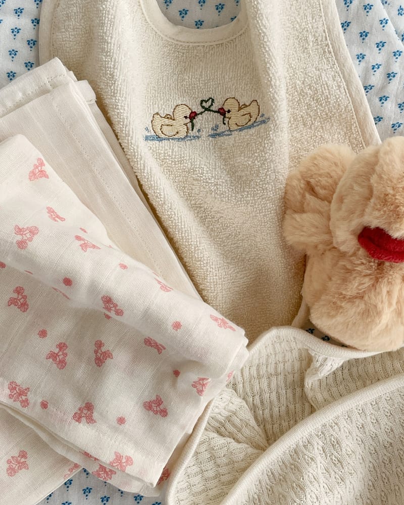 Siklesmekke til Baby, 2pk - Øko Bomullsfrotté | Figo 2 Pack Terry Bibs GOTS