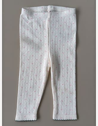 Leggings - 100% Øko Bomull, Pointelle | Minnie Pants GOTS