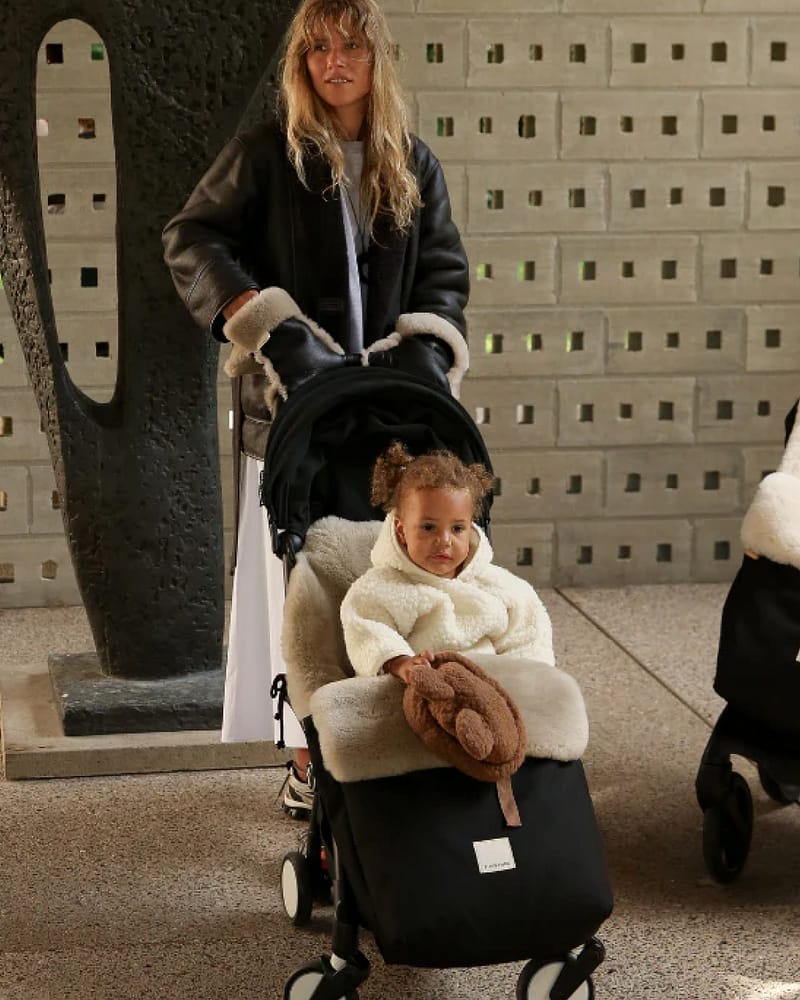 Vognpose m/ Lammeskinn - Universal Fit - Varm Vinterpose, 0-4år | Puffmuff