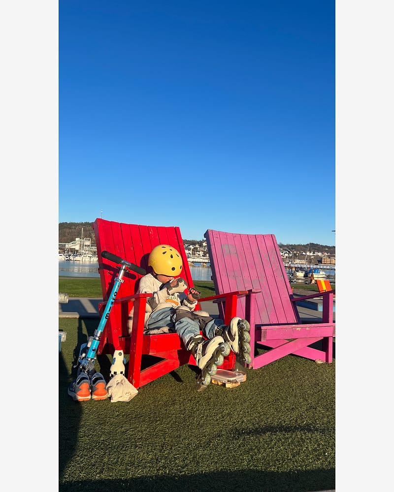 Beskyttelse for Rulleskøyter & Skateboard - Sett: 2x Albue- Kne- og Håndledd- beskyttere