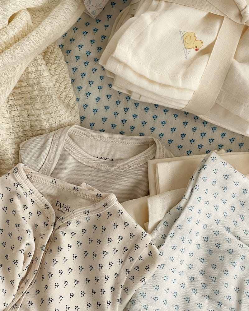 Gulpekluter 10pk - 100% Øk. Musselin - 65 x 65 cm | Nuvoli