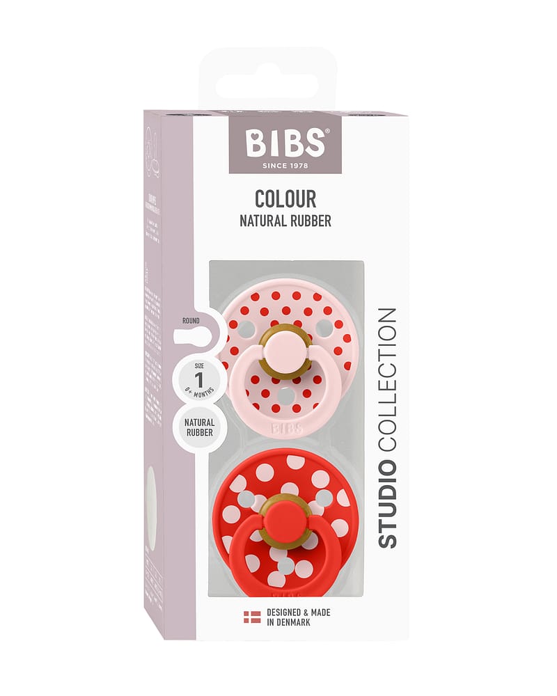 BIBS Smokk 2pk - Rund, Naturgummi