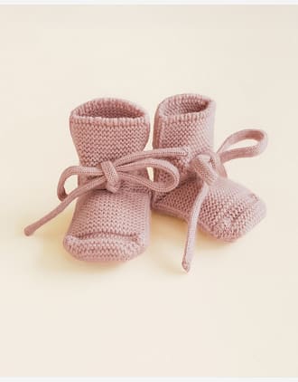 Babytøfler Ull - 100% Merino, Ubehandlet