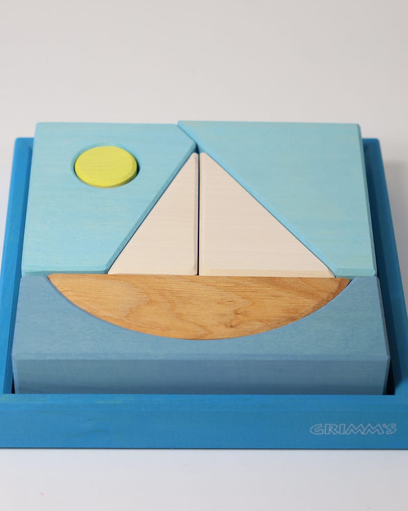 Byggesett og Puslespill - 8 klosser | Building Set