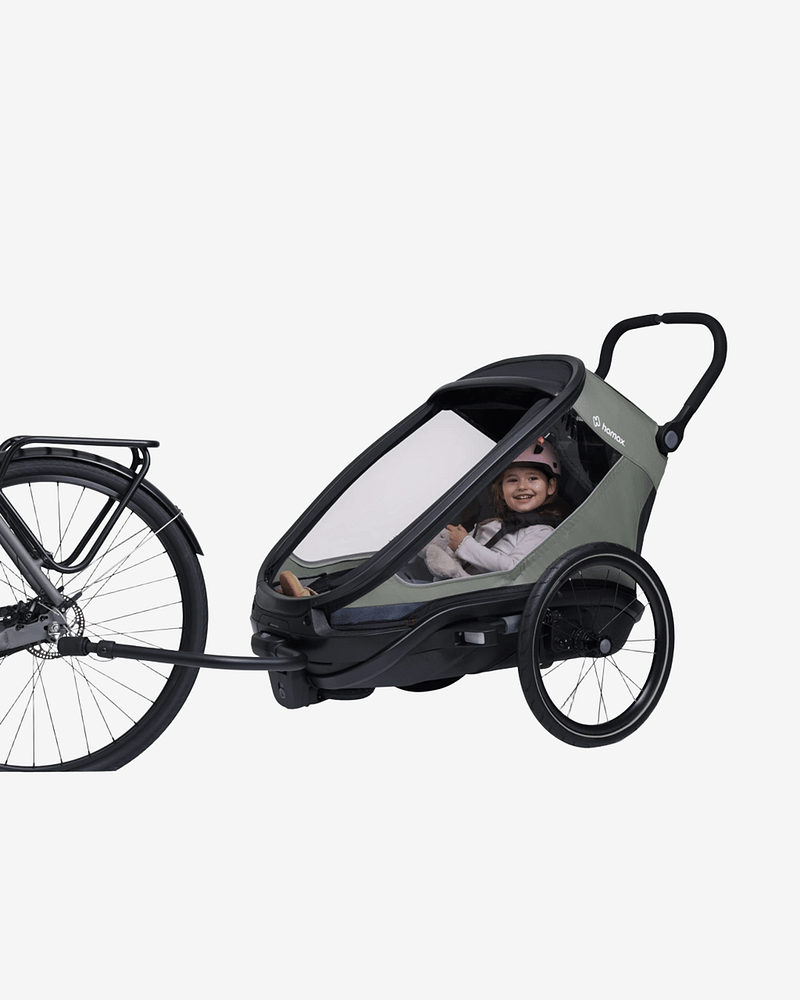 Hamax Outback Next Sykkelvogn & Barnevogn, Plass til ett barn | Enkel Bicycle Trailer
