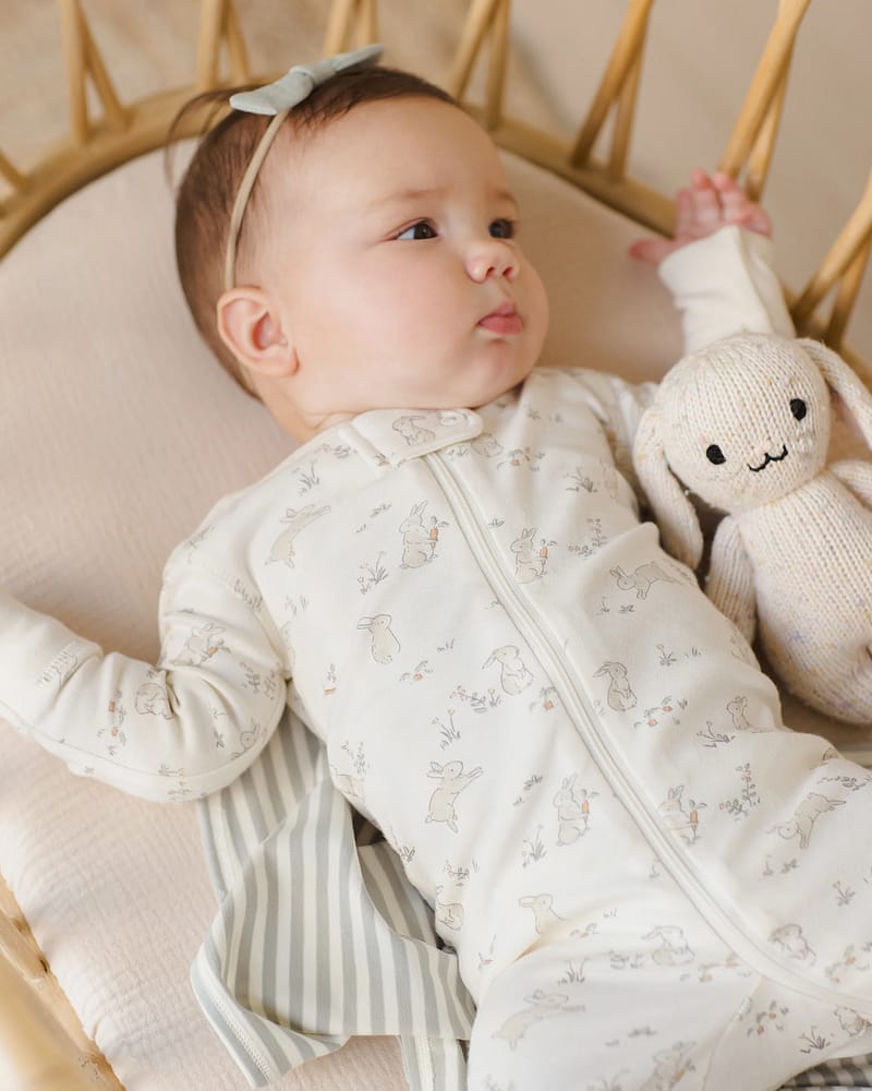 Pysj med to-veis Glidelås - 100% Øk. Bomull | Zip Longsleeve Sleeper