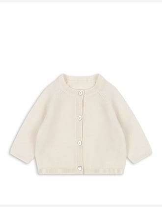 Ullcardigan Baby m/ Perlemorknapper - 100% Merino