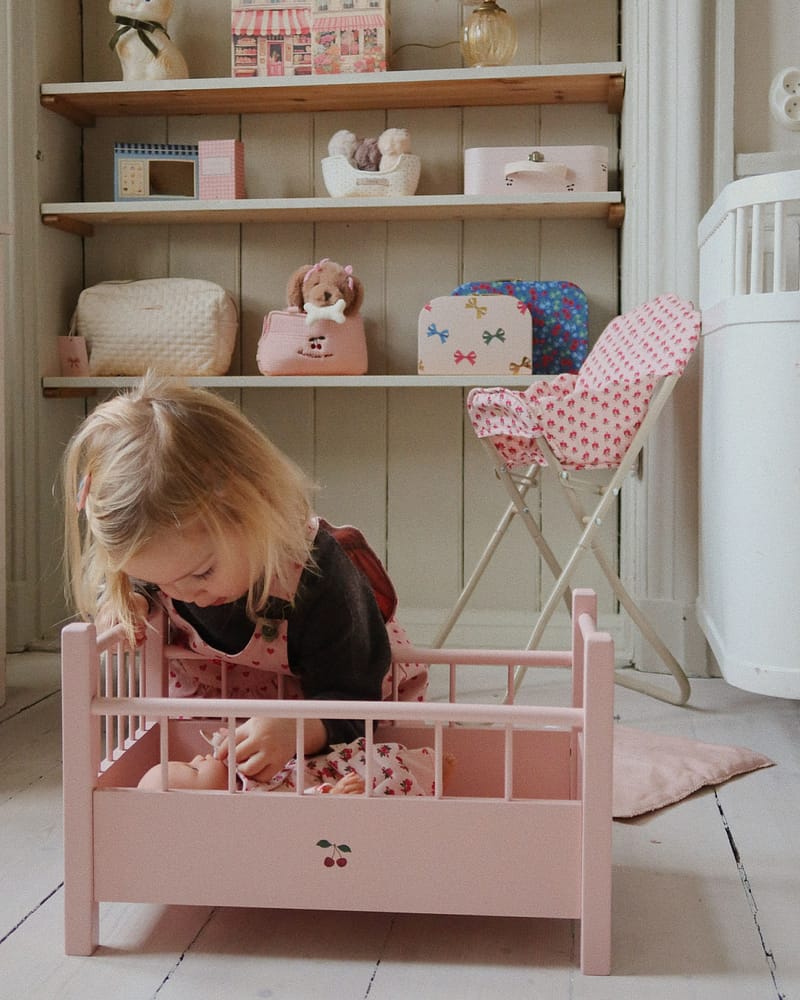 Dukkeseng - 100% Tre - 46x26cm | Doll Bed Wood FSC