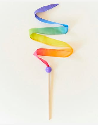 Tryllestav m/ silkebånn 90cm | Mini Streamer