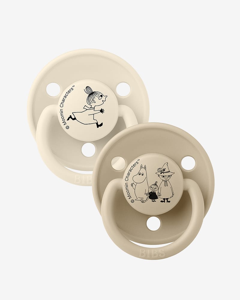 BIBS x Moomin Smokk De Lux 2pk – Rund, SIlikon | Little My