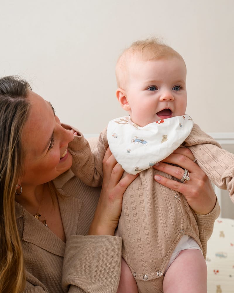 Siklesmekke - 100% Økologisk Bomull I Bandana Bib