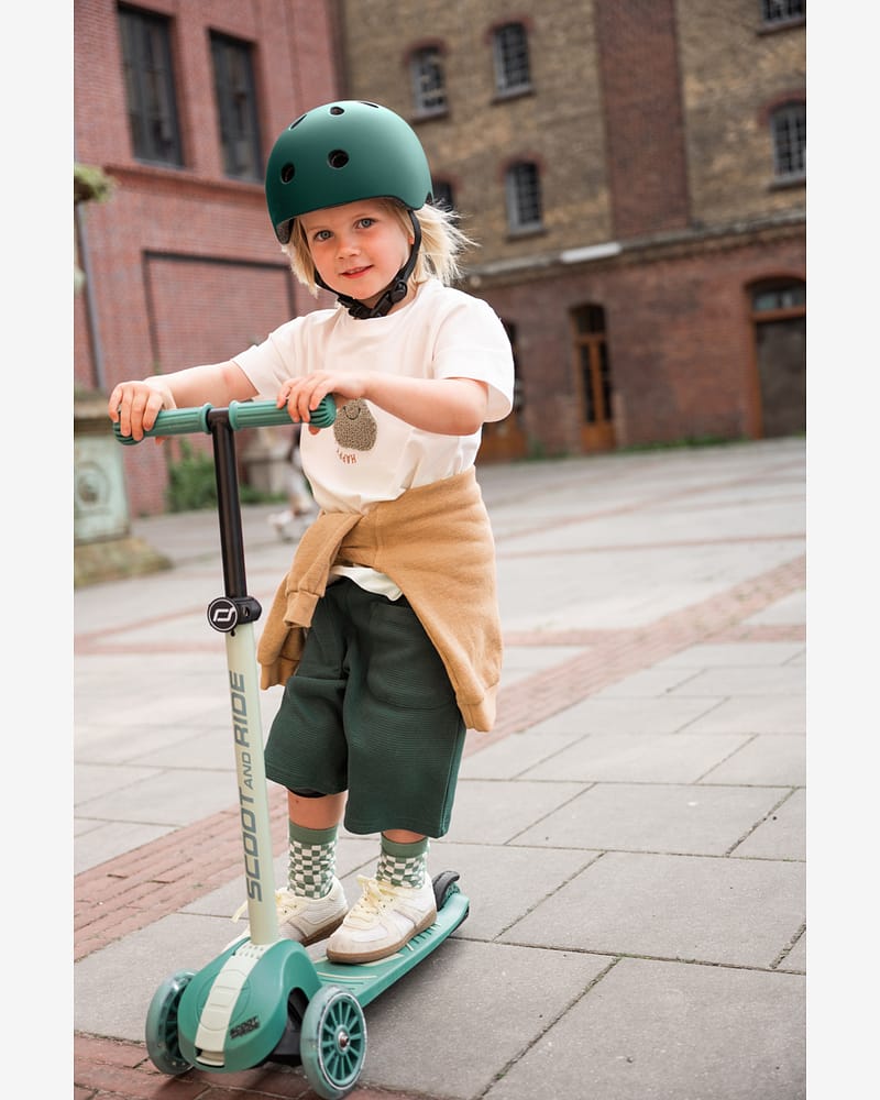 Scoot and Ride Highwaykick 3S Sparkesykkel - med LEDlys i hjul | Barn 3år+