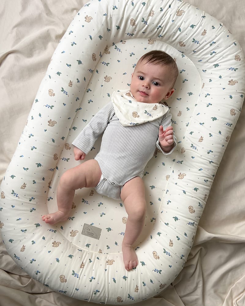 Babynest - 100% Øko Bomull | 52x84 cm
