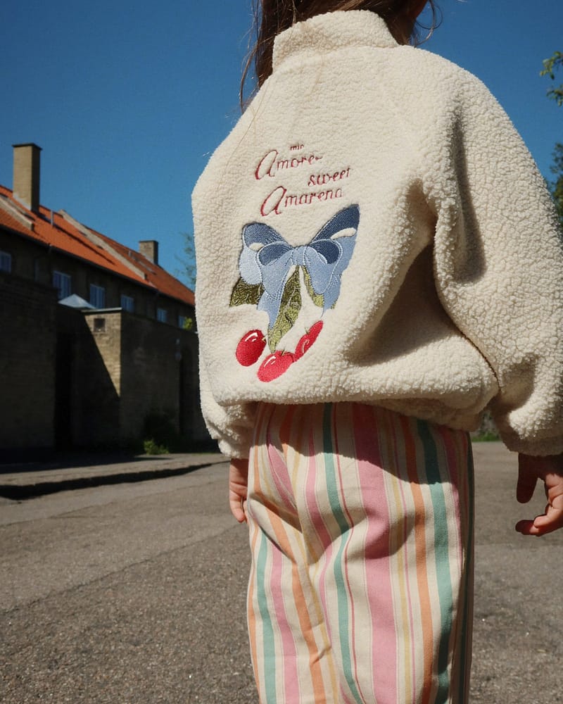 Stripete Bukse Barn - Øko bomull | Frankie Pants Gots