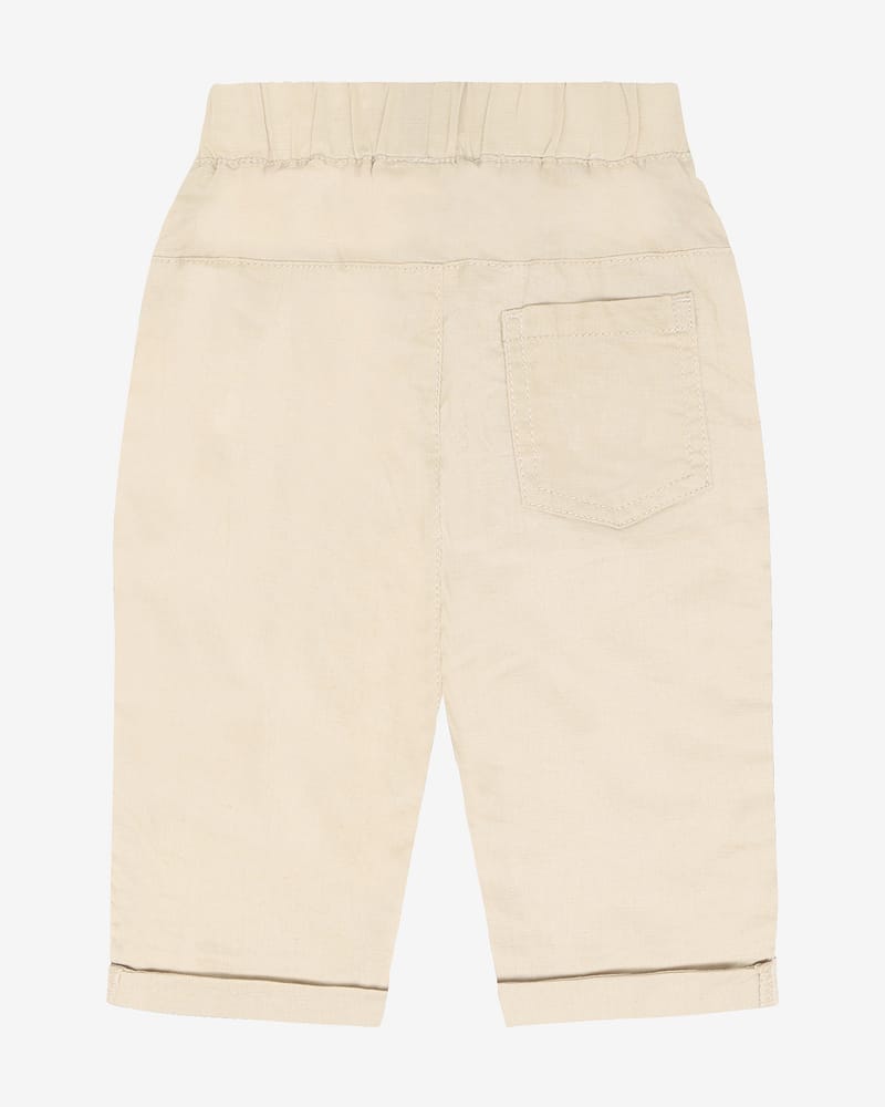 Bukse Baby m/ Høyt Liv - 73% Bomull, 27% Linen | HCTimon Cotton-Linen