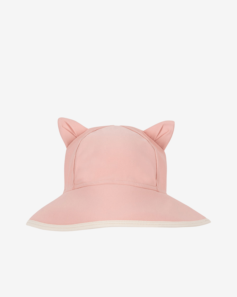 Badehatt m/ Stor Brem & Katteører - UPF 40+ | Kitty Swim Hat