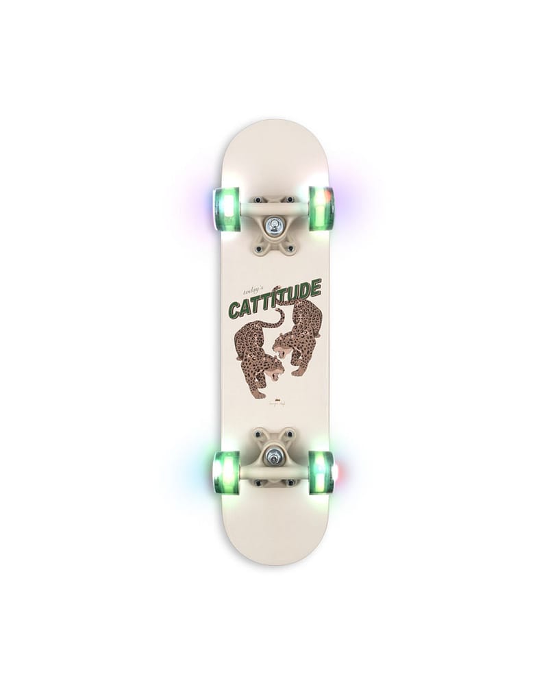 Skateboard med Lys i hjulene - Barn 20-50kg