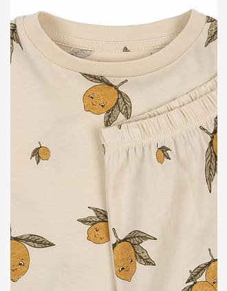 T-Skjorte & Shorts Sett Barn - 100% Øk. Bomull | Famo Set