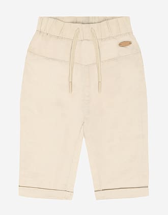 Bukse Baby m/ Høyt Liv - 73% Bomull, 27% Linen | HCTimon Cotton-Linen