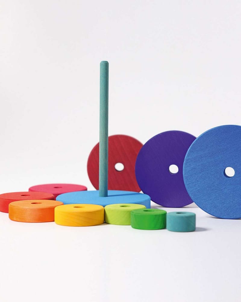 Stabletårn i Tre - Stort 23cm | Conical tower