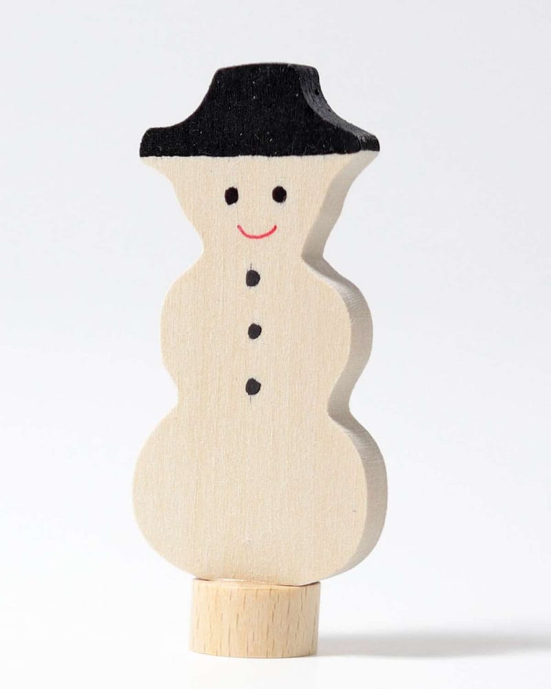 Snømann til Bursdagsring - Advent- & Juledekorasjon | Figur Grimms Lysestake