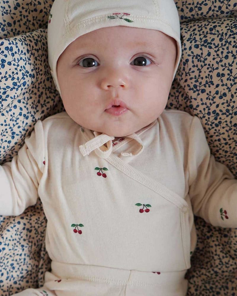 Omslagsbody Langarmet - 100% Økologisk Bomull | Newborn Body GOTS