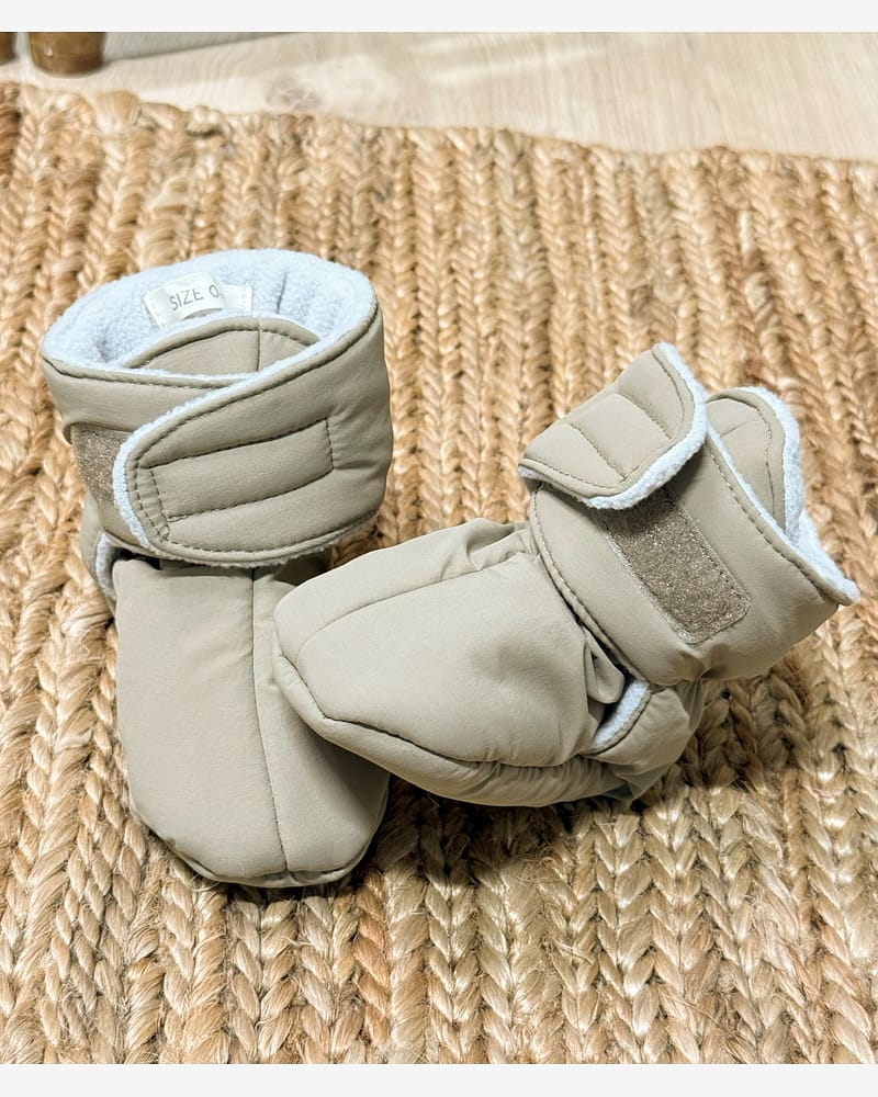 Babytøfler m/ Ullfôr - Vanntette | Baby Booties - Ny Farge 2025