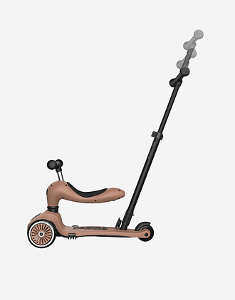 Sparkesykkel og Løpesykkel M/ Foreldrehåndtak | Scoot and Ride Highwaykick 1 Push & Go