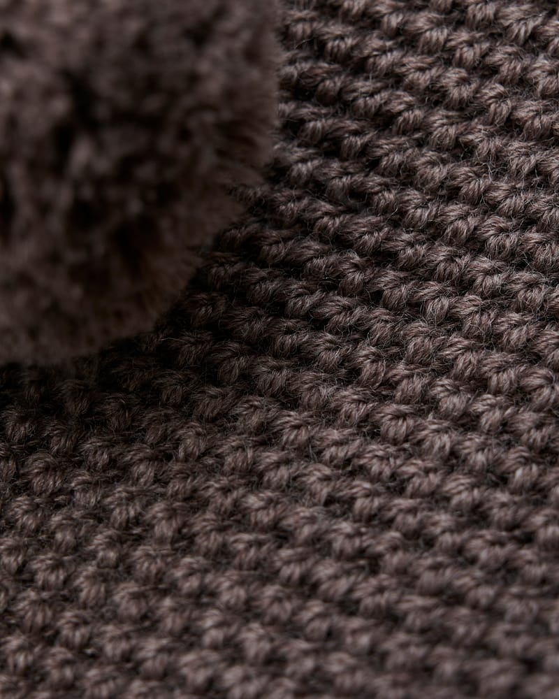 Balaclava Ull 2-Lags m/ Vindstopper | Windstopp w. Pompoms