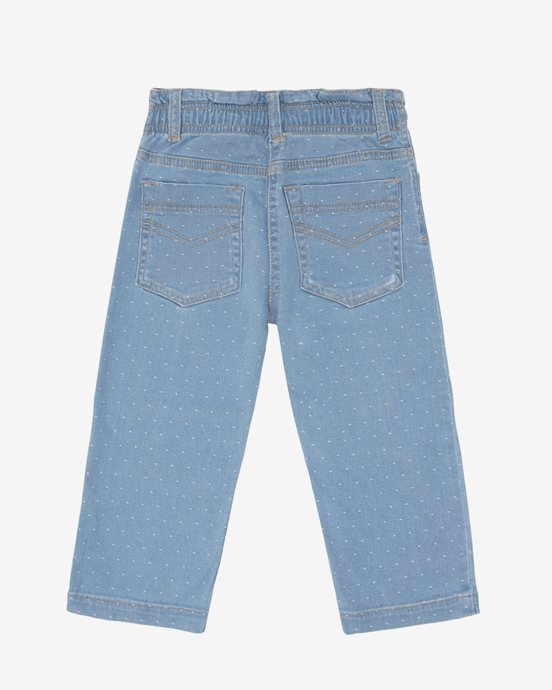 Denim Bukse Barn m/ Glitter Paljetter - 100&% Bomull | HCTheresa Dotty denim