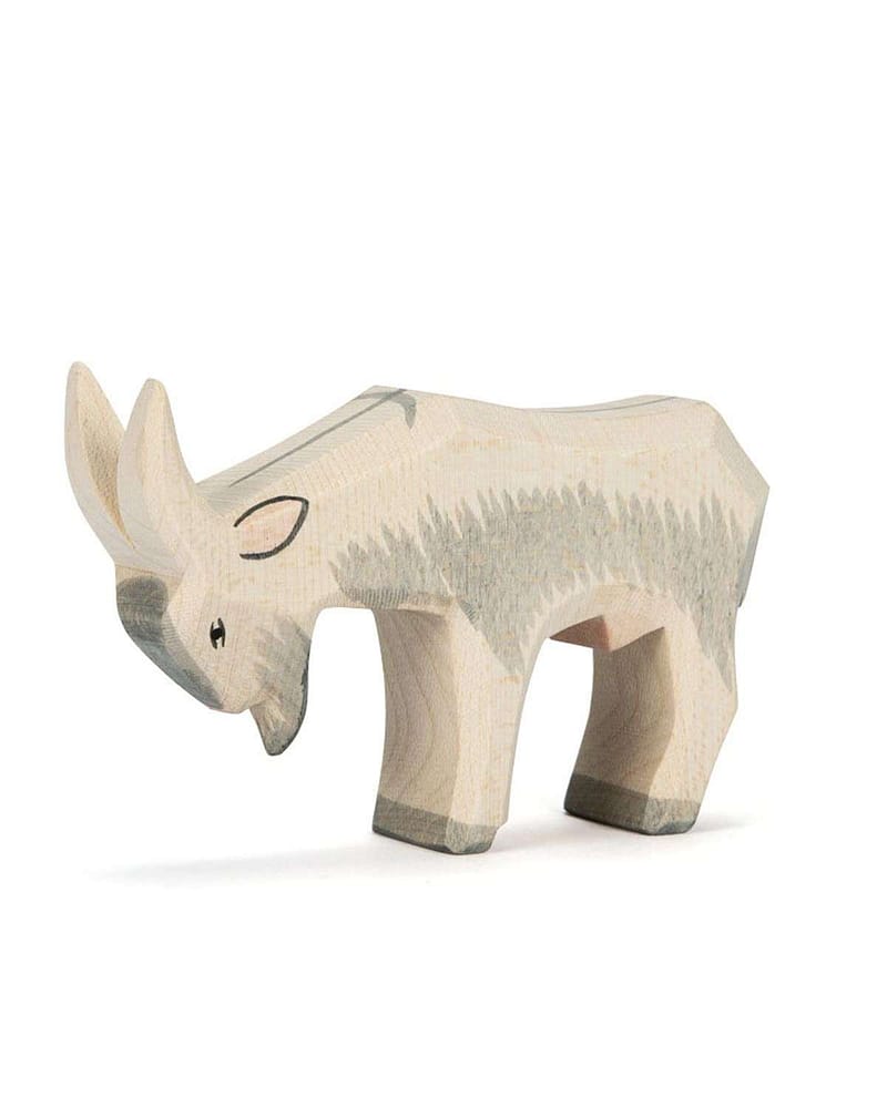 Geit Lekedyr – Håndlaget Trefigur | Bondegård Leke