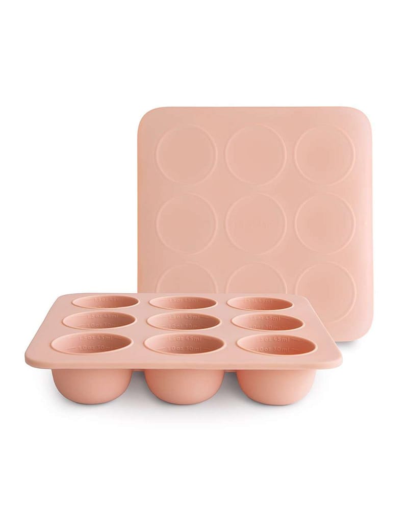 Fryseform Babymat M/ Lokk - 9 x 45ml | Baby Food Feeder Freezer Tray