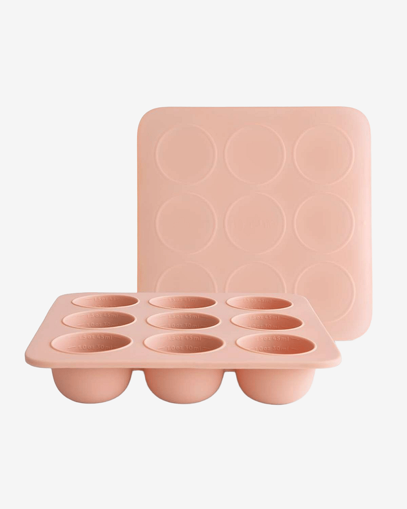Fryseform Babymat M/ Lokk - 9 x 45ml | Baby Food Feeder Freezer Tray