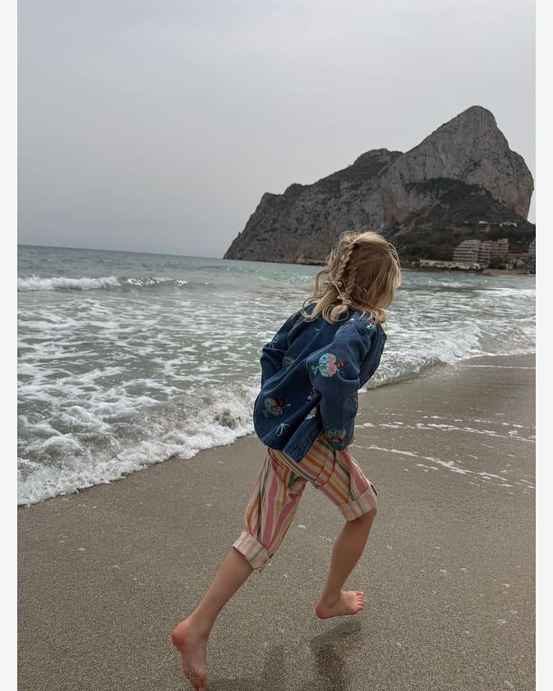Denim Jakke M/ Glitter Paljetter - Øko Bomull | Magot Sequin Denim Jacket