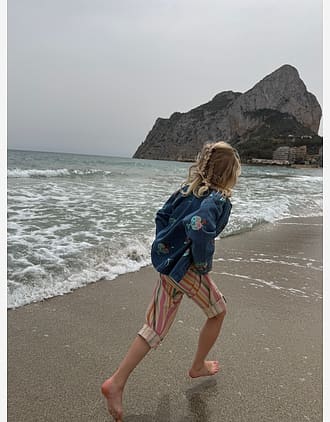 Denim Jakke M/ Glitter Paljetter - Øko Bomull | Magot Sequin Denim Jacket