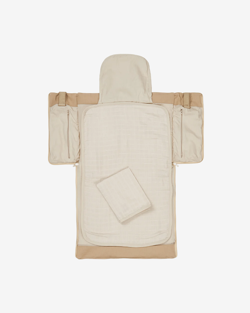 Stelleveske Utbrettbar 2i1 - Øk. Bomull | Vognkroker inkludert