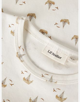 T-Skjorte Barn - Øko TENCEL | NMNGEO ANC SS SLIM TOP LIL