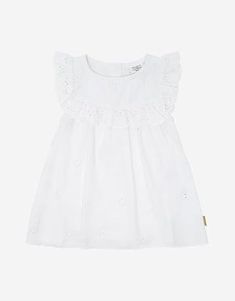 Kjole Baby m/ Broderte Blomster – 100% Bomull | 32188 HCKristi embroidery