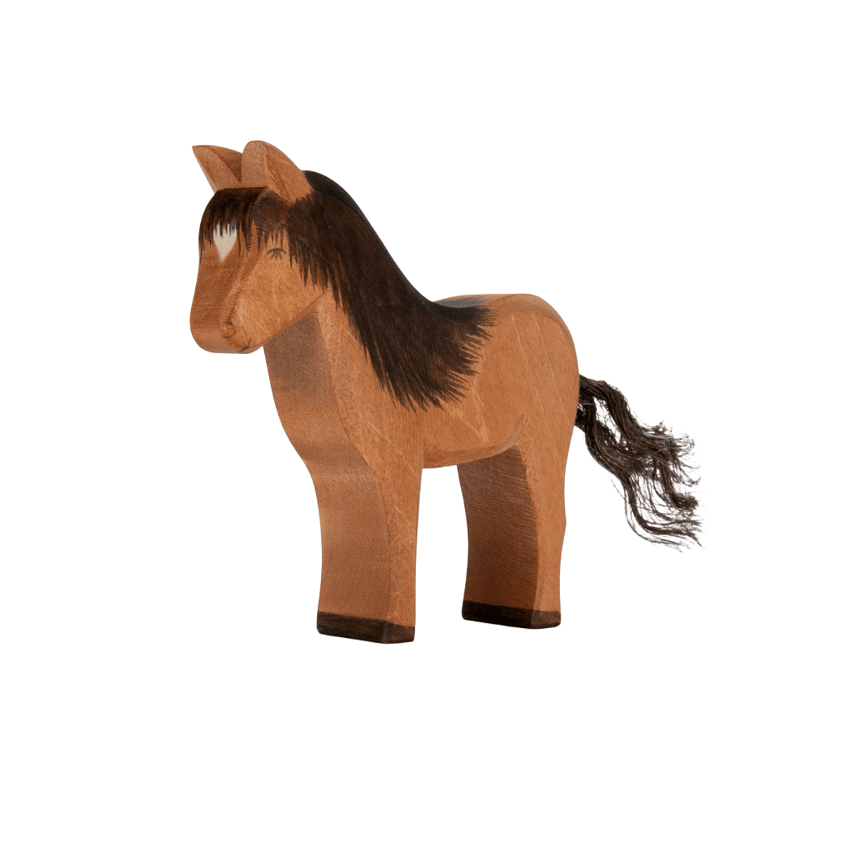 Hest Lekedyr – Håndlaget Trefigur | Icelandic Horse Hrókur