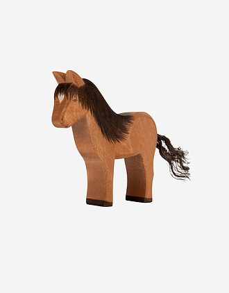 Hest Lekedyr - Håndlaget Trefigur | Icelandic Horse Hrókur