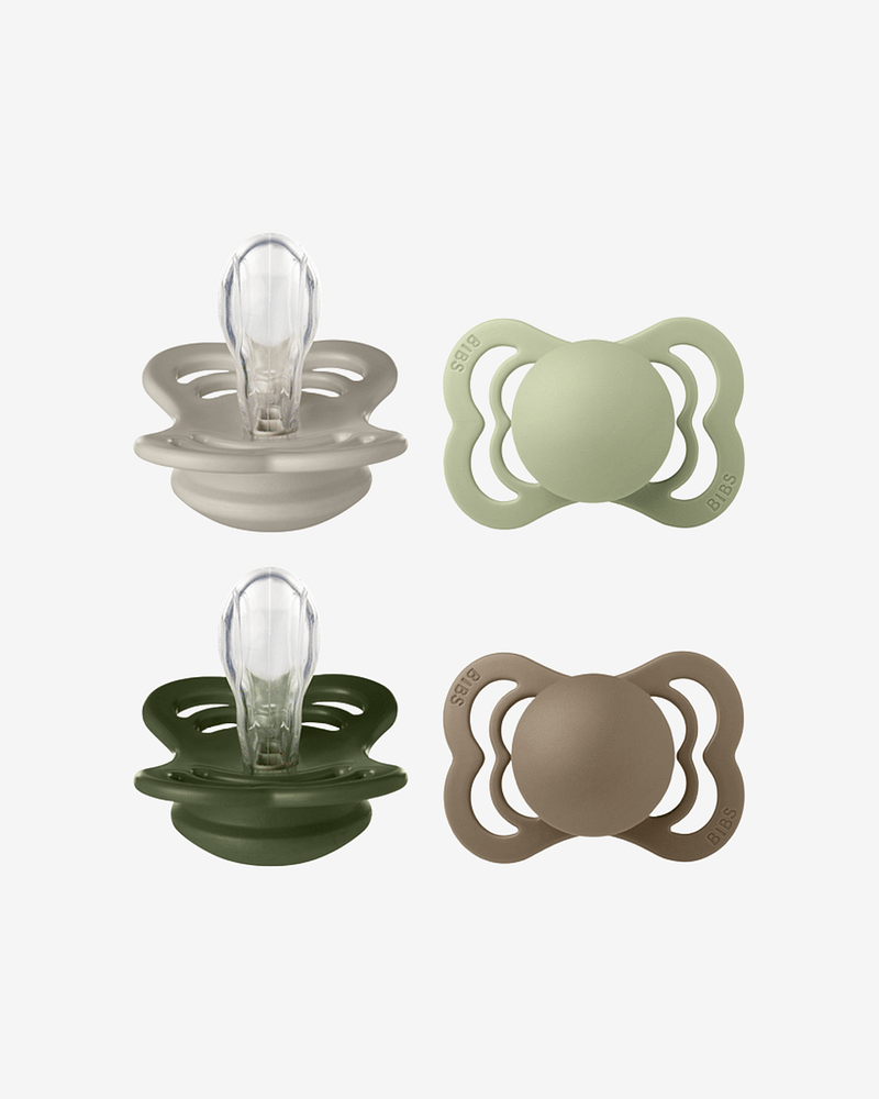 BIBS Smokk Supreme 4pk - Dråpeform, Silikon
