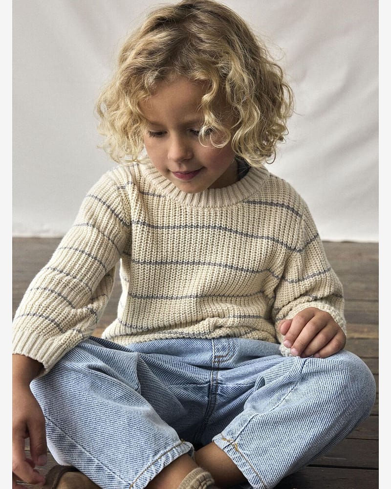 Genser Barn - Øko Bomull | Emlen LS Knit