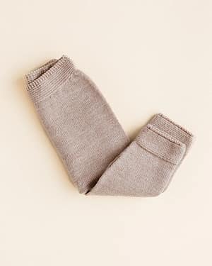 ullbukse baby merino hvid guido sand