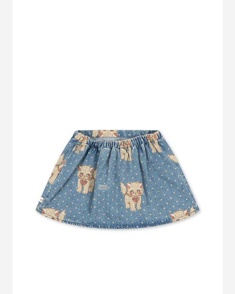 Denim Skjørt Barn - Woven, 100% Øko Bomull | Magot Skirt GOTS