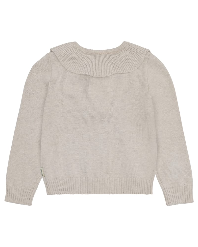 Cardigan - Øko Bomull | 12376 HCCamilia flower emb