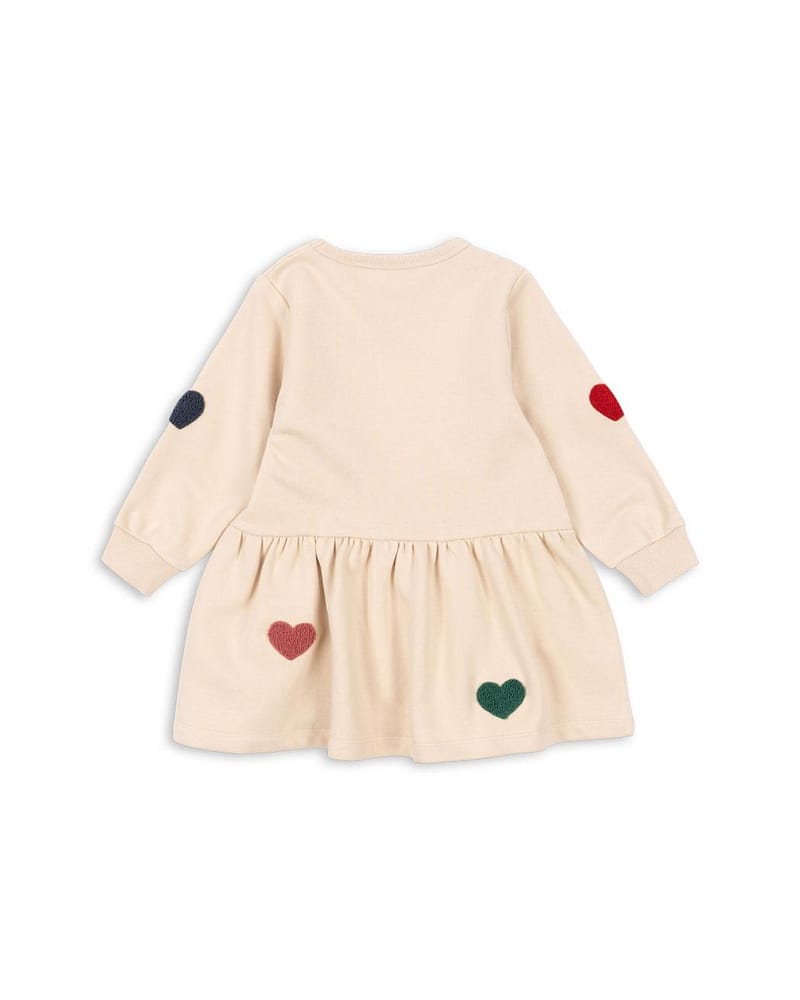 Kjole Barn med Print - 100% Øk. Bomull - Lou Terry Sweat Dress