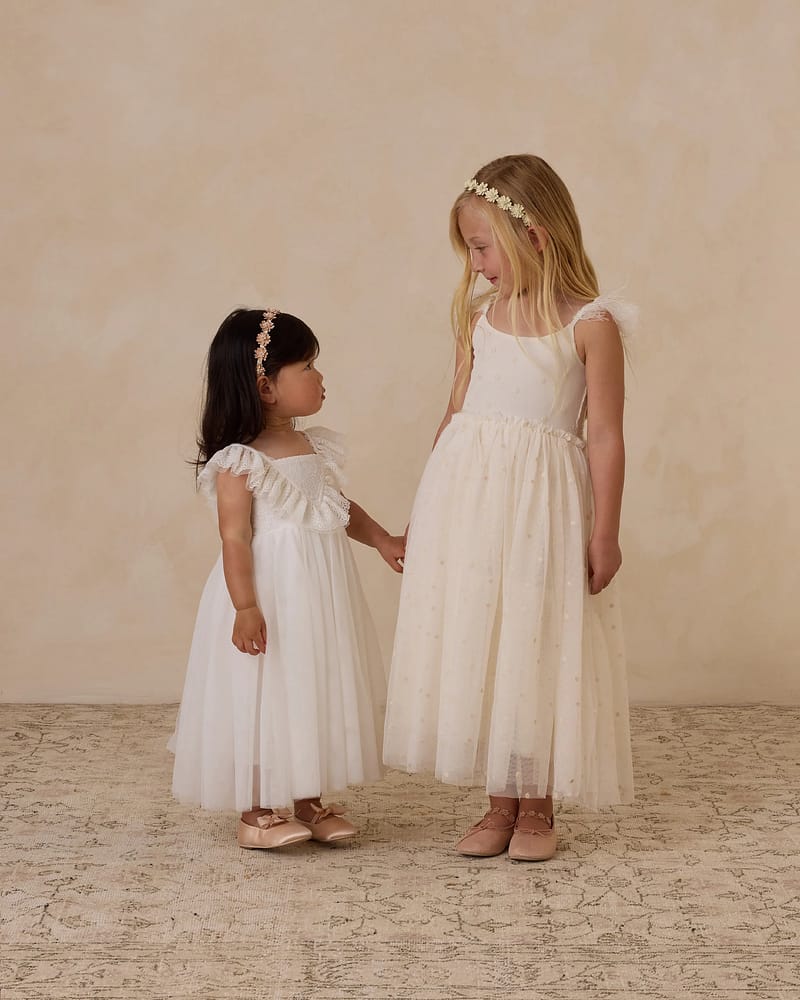 Tyllkjole m/ Broderte Blomster | Poppy Dress