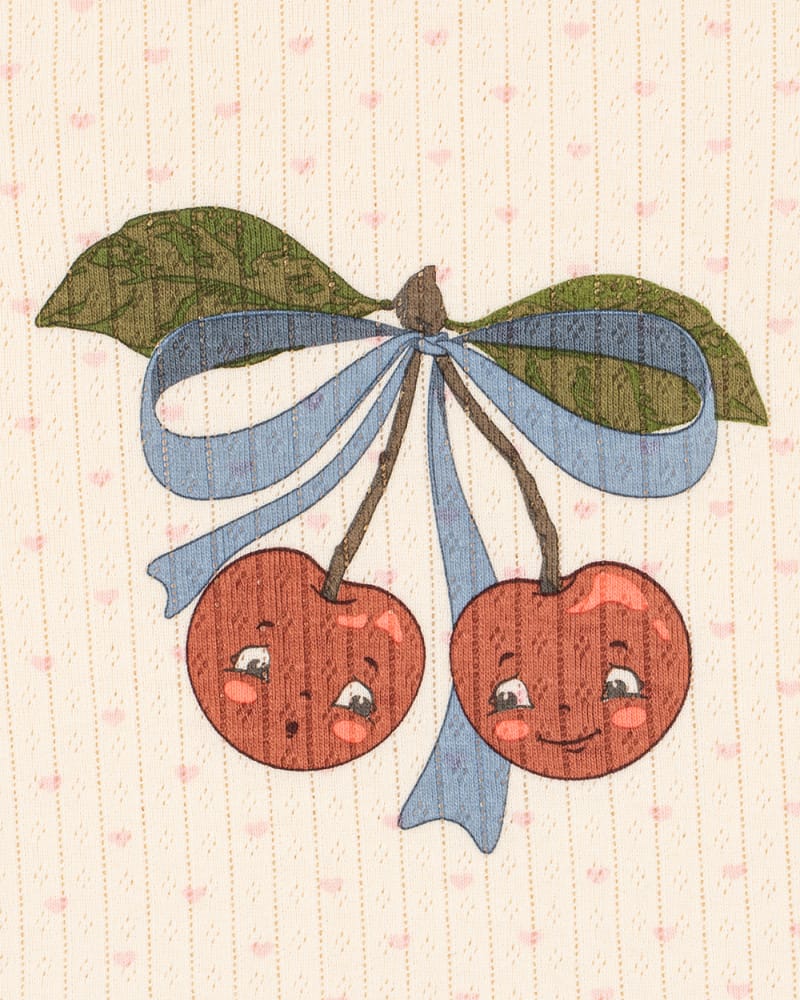 Trøye Langermet -100% Øko Bomull, Pointelle | Minnie Blouse GOTS