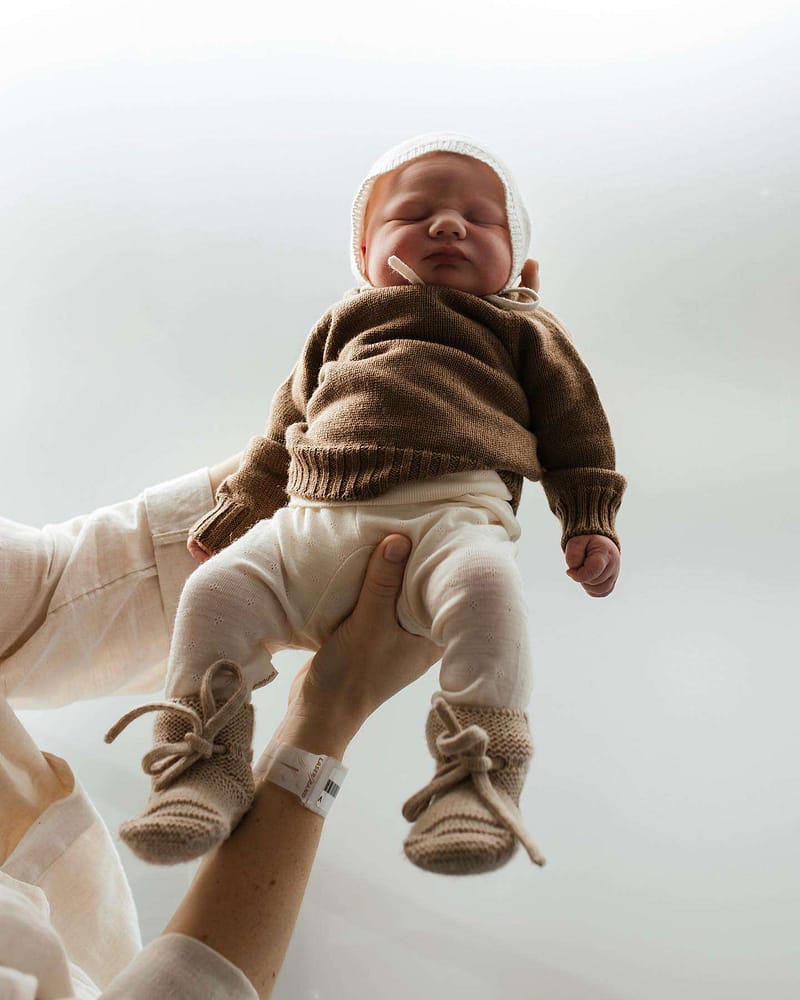 Babytøfler Ull - 100% Merino